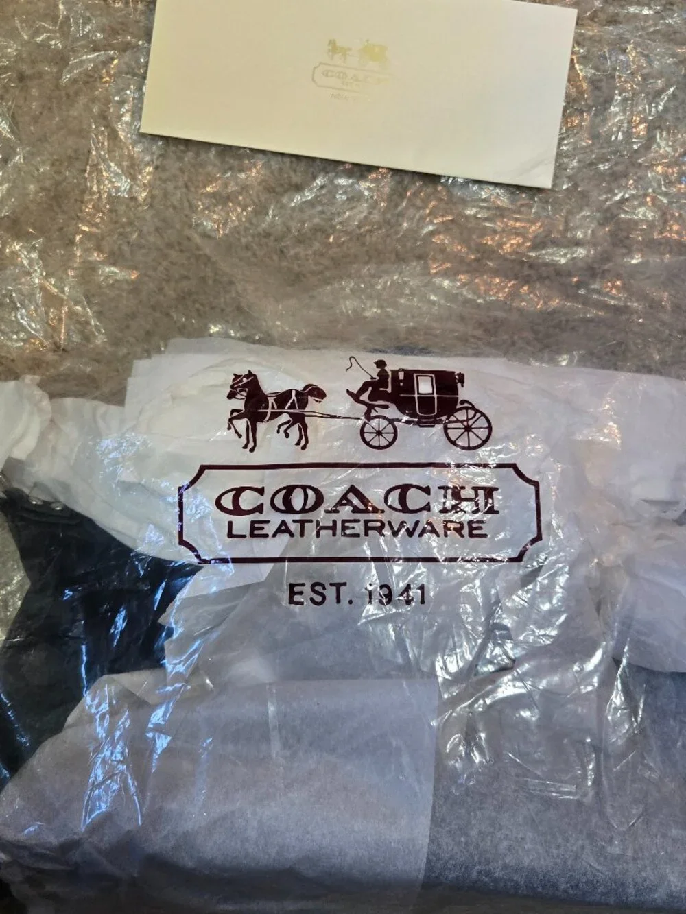 RARE FIND! NWT Coach Ashley Black Signature Sateen Satchel Bag F15443